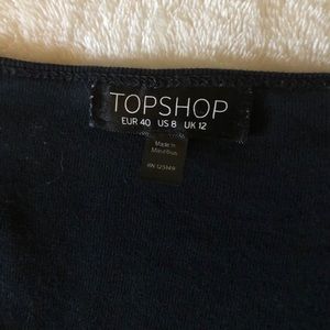 Top shop black long sleeve
